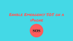 Enable Emergency SOS on a iPhone